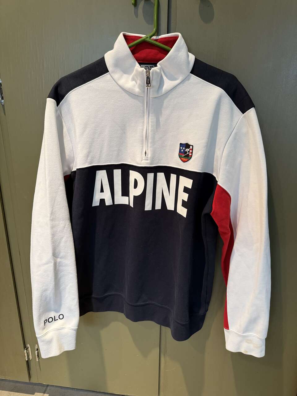 Polo Alpine Skiing Pullover Men’s XL