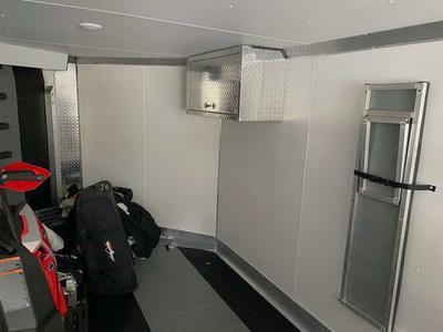 Enclosed trailer accessories