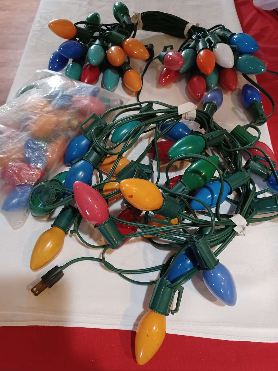 Vintage Christmas string lights Furniture