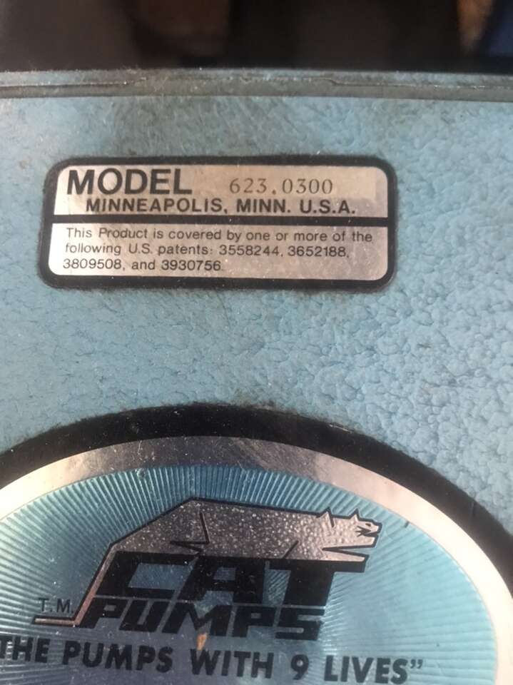 Cat Pump Car Wash High Pressure 623 W/motor