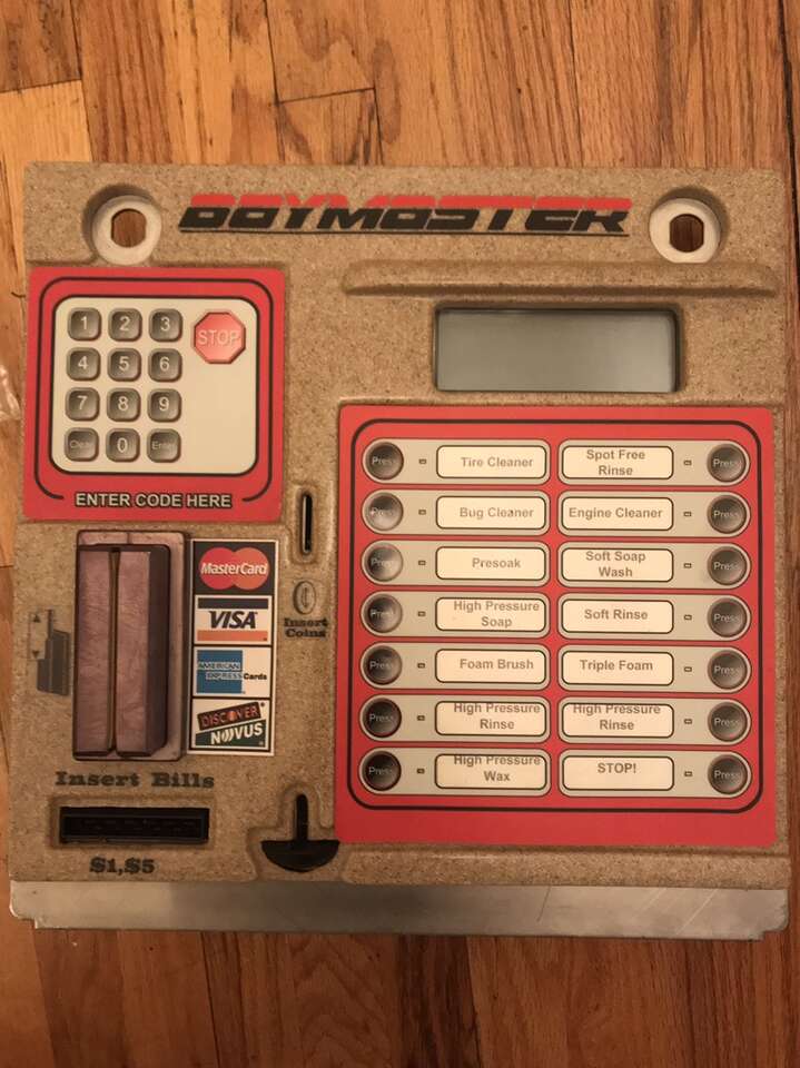 Exacta Car Wash Baymaster Door W/ CC Swipe & Board