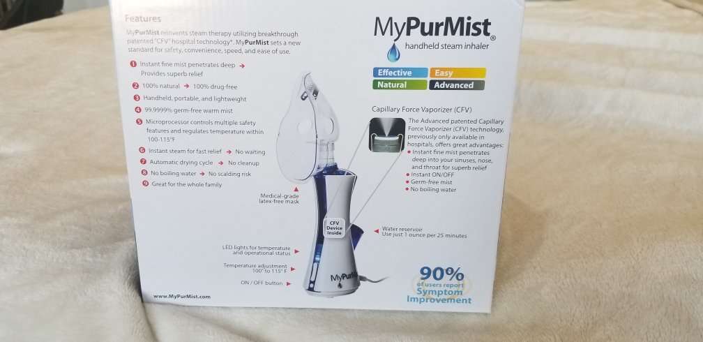 My Purmist Personal Steam Inhaler