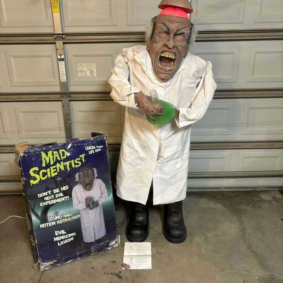 Spirit Halloween Mad Scientist Animated Prop
