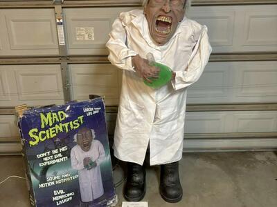 Spirit Halloween Mad Scientist Animated Prop