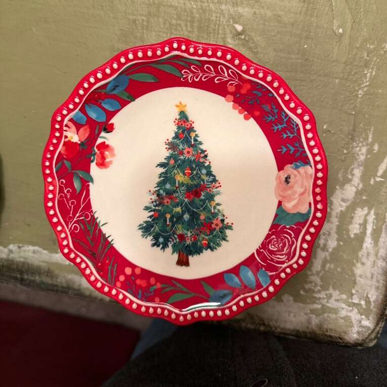 8 Pioneer Woman Christmas Bread and Butter Plates
