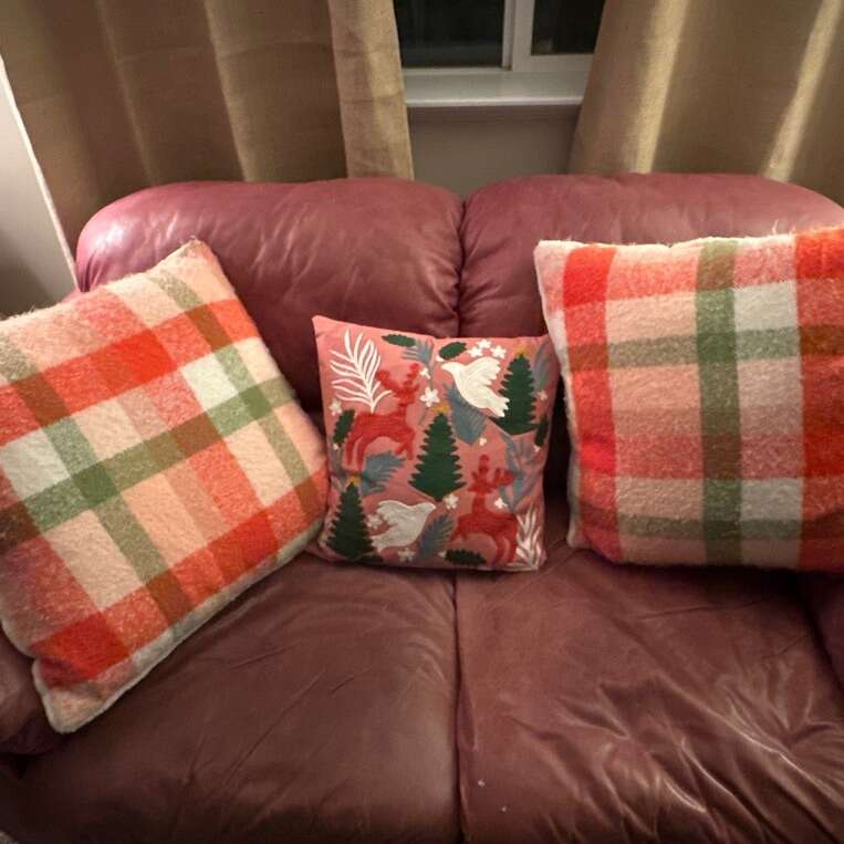 Two 22 inch And One 17 Inch Pillow