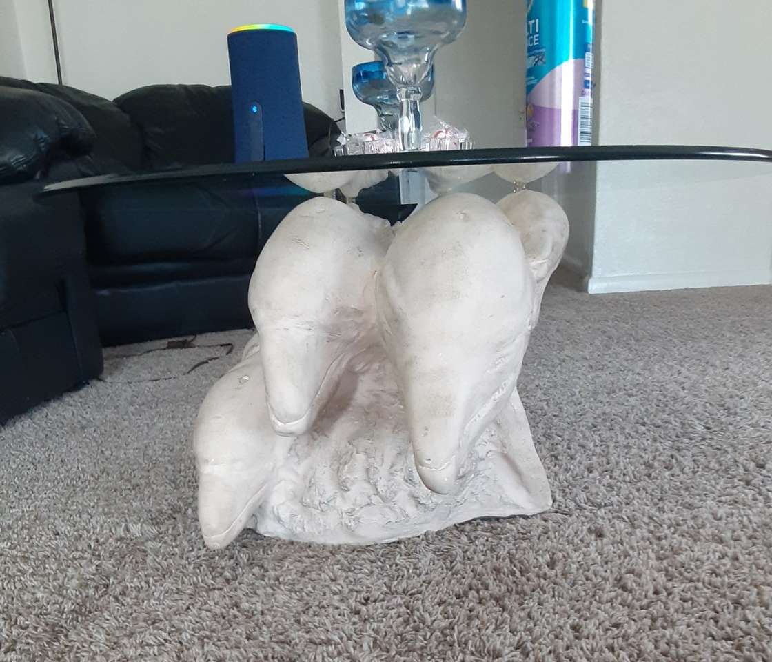 Dolphin coffee table
