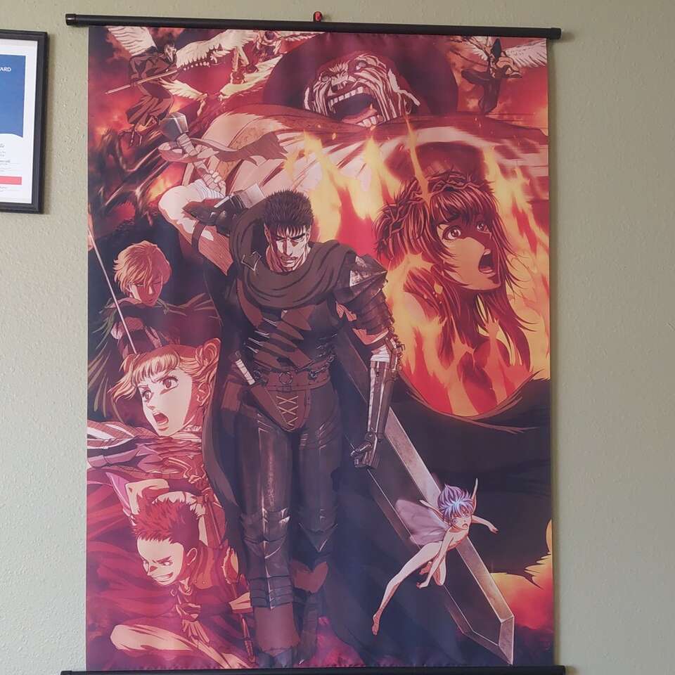 Anime Berserk cloth poster