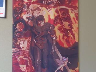 Anime Berserk cloth poster