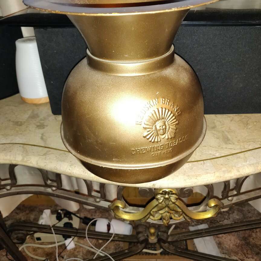 Vintage brass spittoon