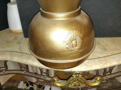 Vintage brass spittoon