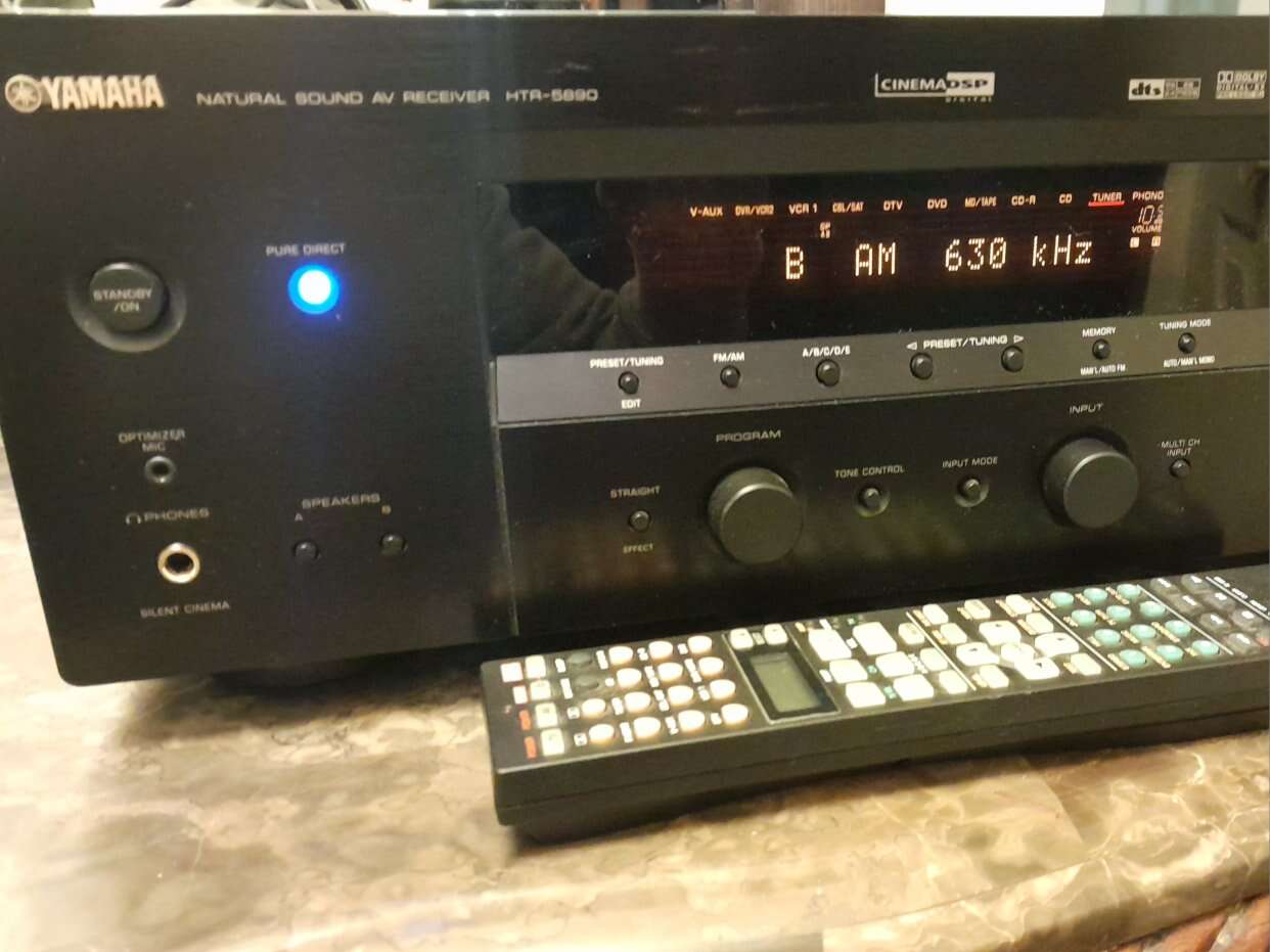 YAMAHA HTR 5890 7.1 STEREO RECIEVER