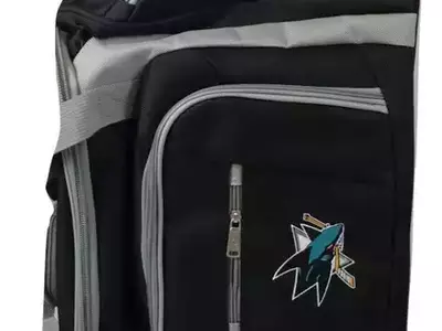 NHL San Jose Sharks G-III Sports By Carl Banks 30'' Wheeled Duffle Bag Luggage