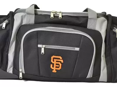 MLB San Francisco Giants G-III Sports Carl Banks 30'' Wheeled Duffle Bag Luggage New