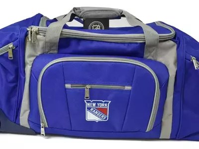 NHL New York Rangers G-III Sports By Carl Banks 30'' Wheeled Duffle Bag Luggage New