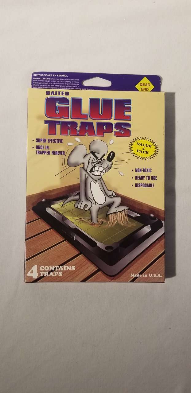 Baited Glue Traps - pack of 4