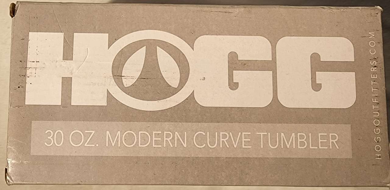 Hogg 30 oz Modern Curve Tumbler - Brushed Stainless