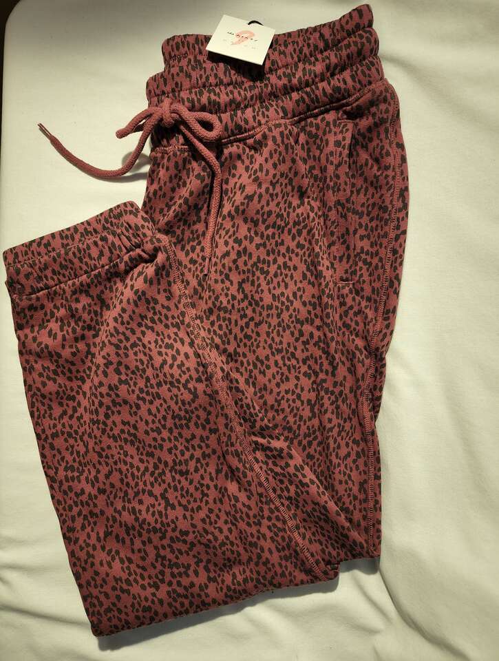 Maternity Sweat Pants - the nines By Hatch- Multiple Sizes - Berry Multi Colored