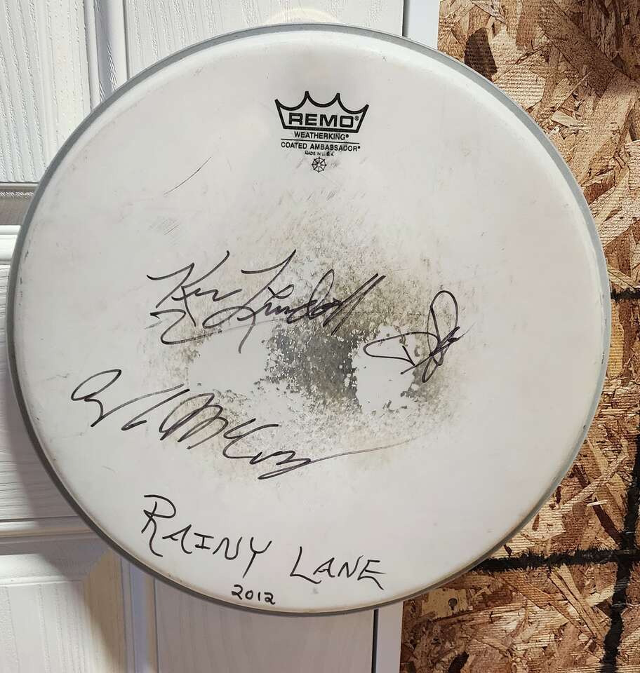 Rainy Lane - Collectors Drum Skin - Local Band from 2012-2014