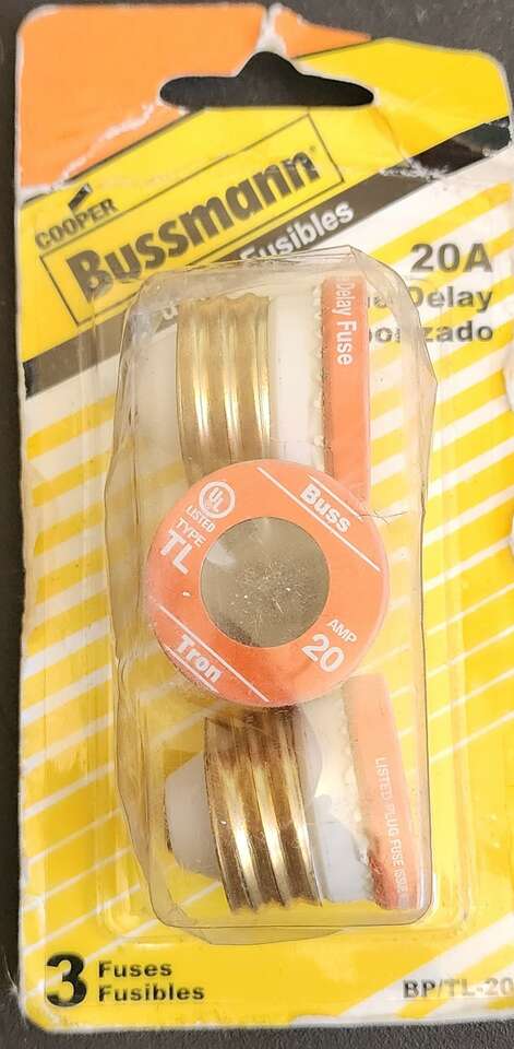 Package of 3 - Bussmann 20 Amp Fuses