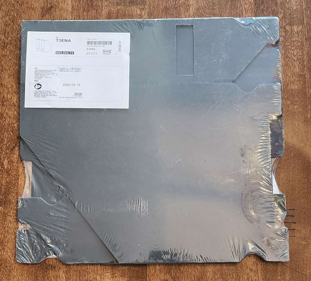 Ikea Tjena Storage Boxes 003.954.74 21074 Black - Magazine