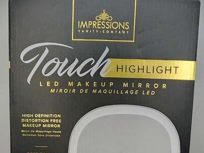 Touch Highlight LED makeup Mirror - New in box