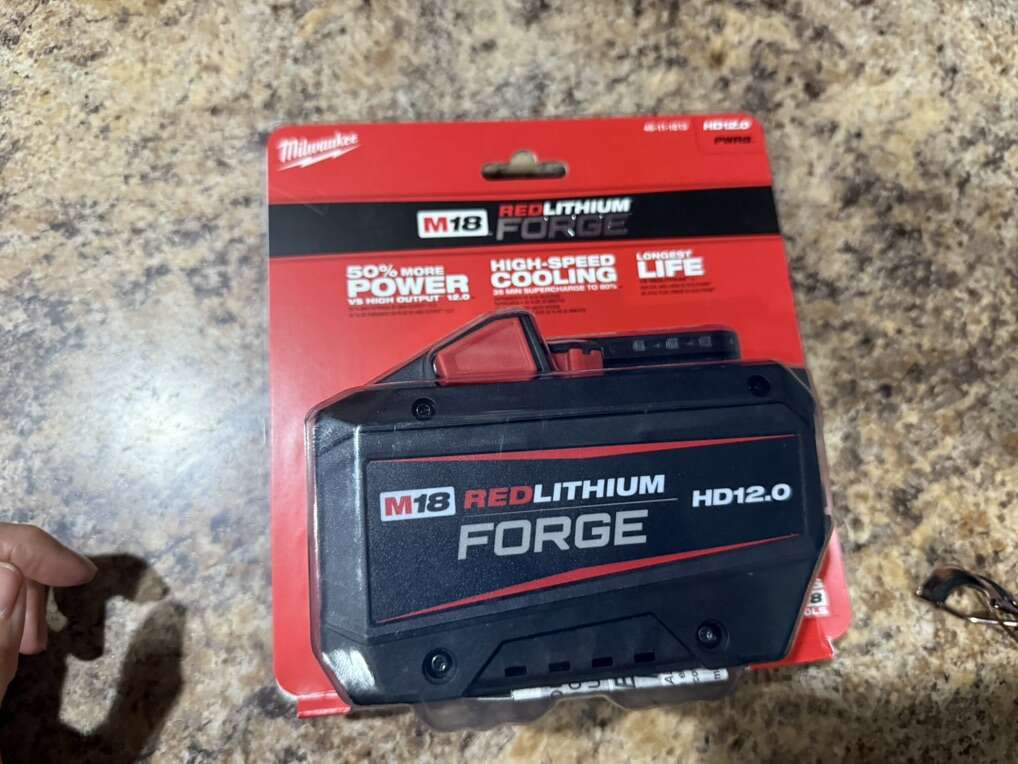 Brand New Forge Milwaukee 12Ah Battery M18