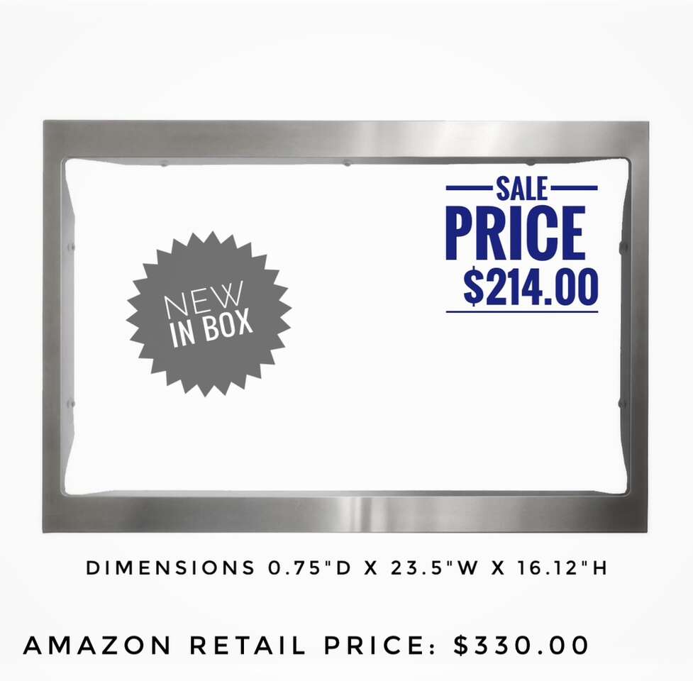 Panasonic 24inch Microwave Trim Kit, Appliances