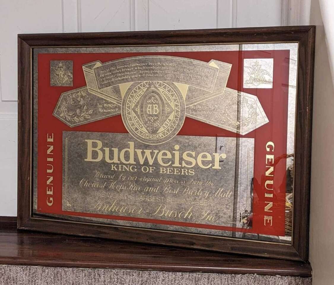 Budweiser ミラー Rare Vintage Budweiser Anheuser-Busch Salutes U.S. Air Force
