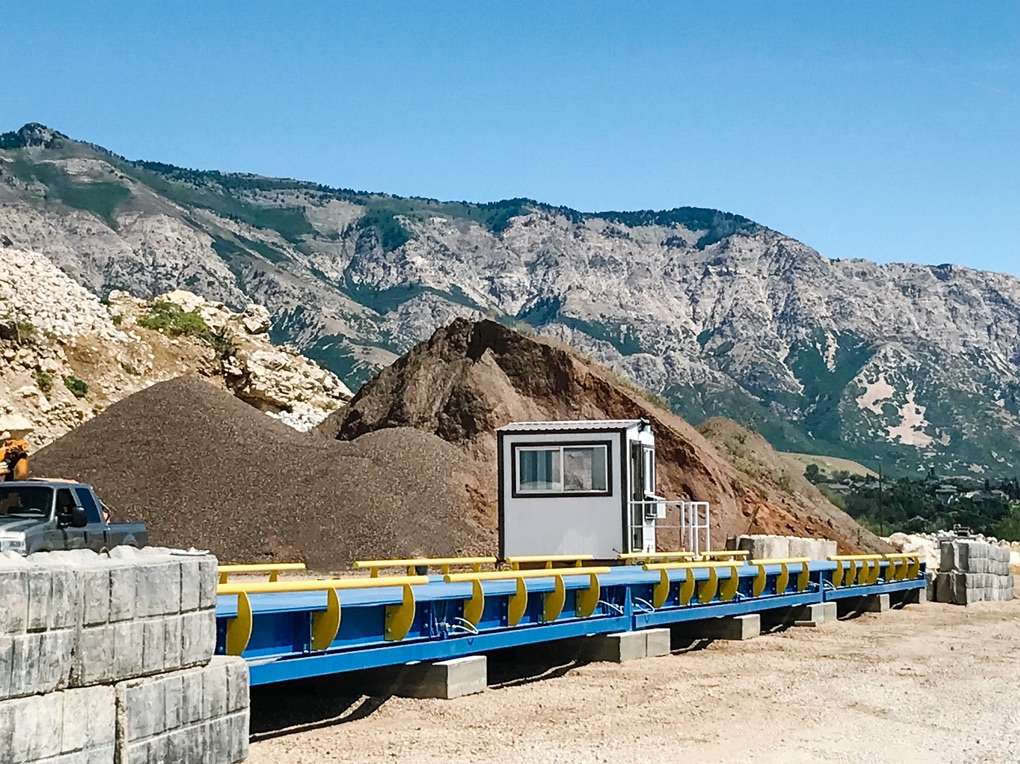 120’ Portable Truck Vehicle Scale Steel Deck