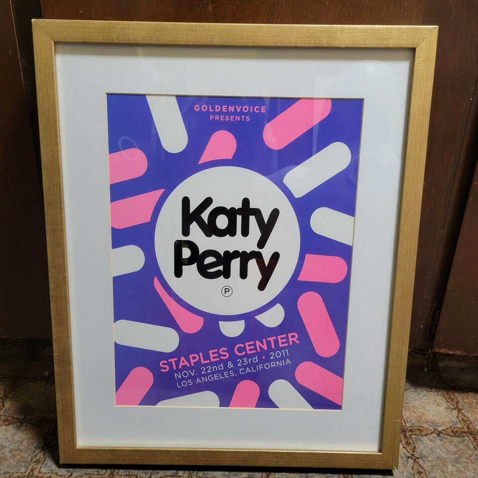 Katy Perry 2011 tour framed poster