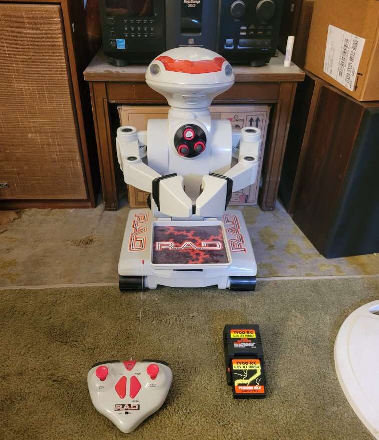Vintage R.A.D robot toy