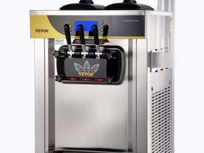 Soft serve Ice cream machine rental with dolly