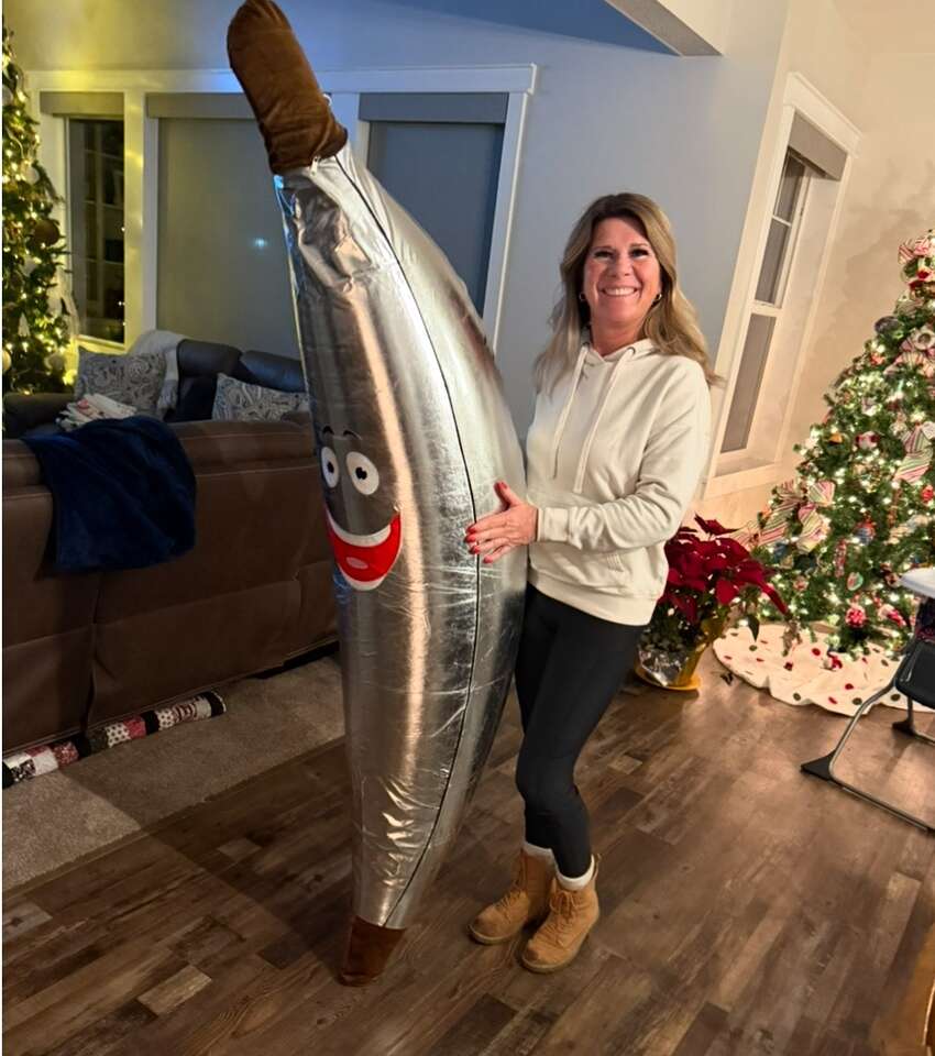 75 Inflatable Silver Banana 15 Available