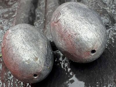 16 Two Packs Of 8oz Egg lead Sinkers