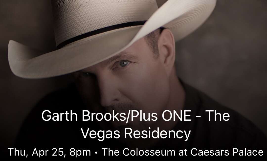 4/25 Garth Brooks Las Vegas Tickets Tickets