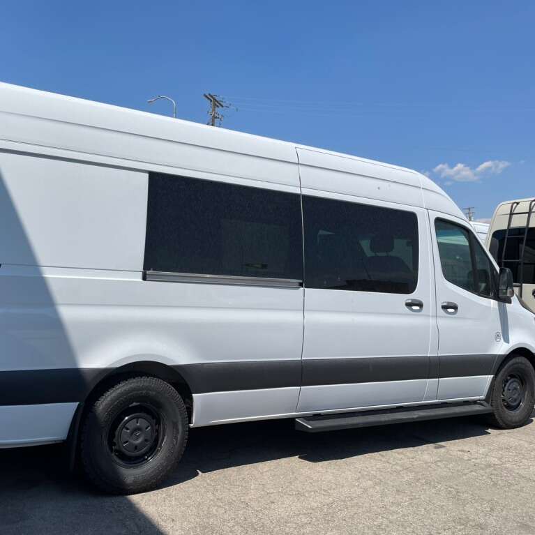 10-24 Sprinter Right Rear Sliding Door Window OEM