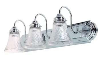 Seasons 24 In. 60w 3-Light Incandescent Bath Vanity Fixture