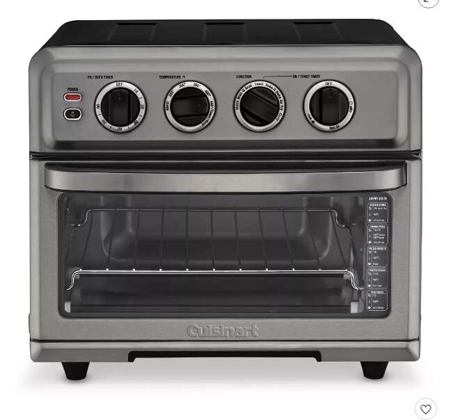 Cuisinart Air Fryer Toaster Oven with Grill - Black Stainless