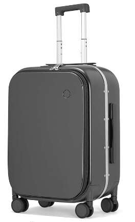 Mixi Carry On Luggage, 20'' Suitcase with Front Laptop Pocket