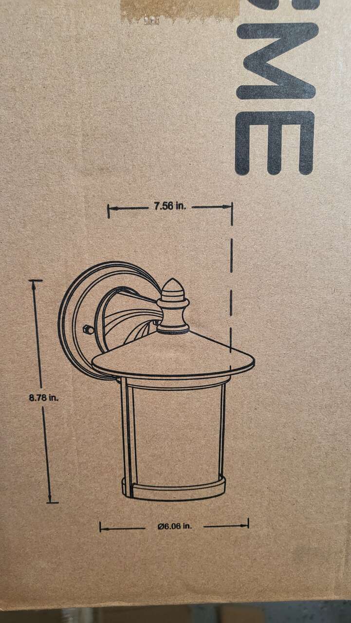 UME 2 Pack LED Outdoor Wall Light Fixtures