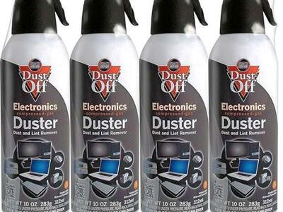 Dust-Off Compressed Gas Duster, Pack of 4