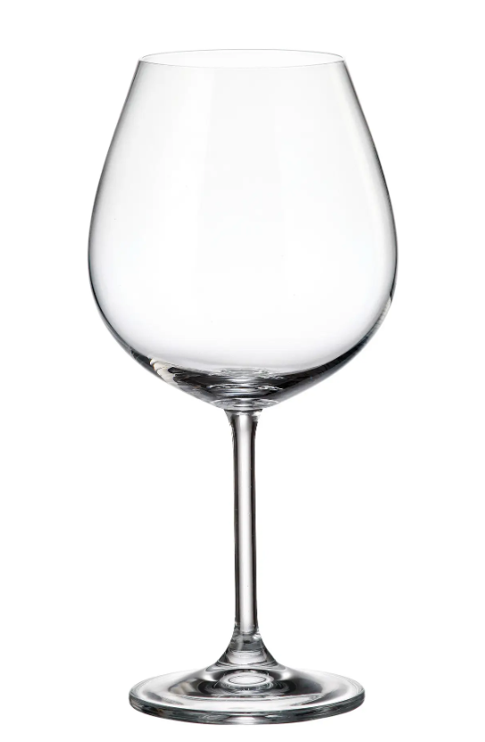 Crystal Bohemia Colibri Collection Red Wine Glass Set of 4