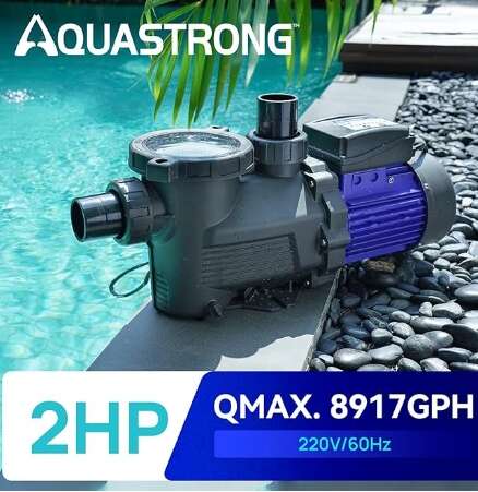AQUASTRONG 2HP In/Above Ground Pool Pump