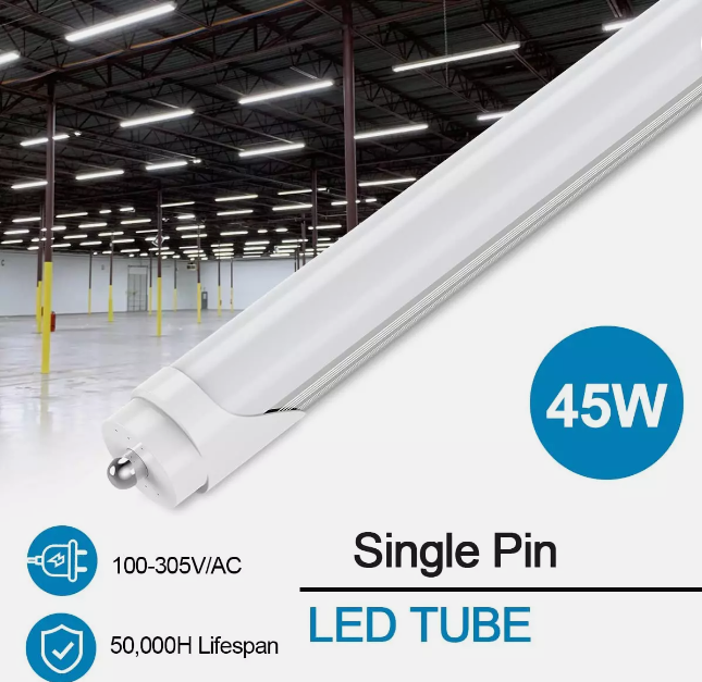 8FT LED Bulbs, 45W 5400LM 4-Pack