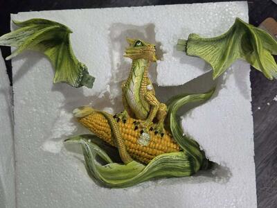 Corn Dragon Figurine