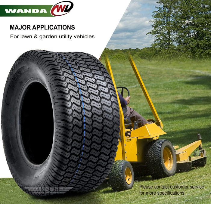 WANDA P332 22x11-10 Lawn Mower Cart Turf Tire /4 ply