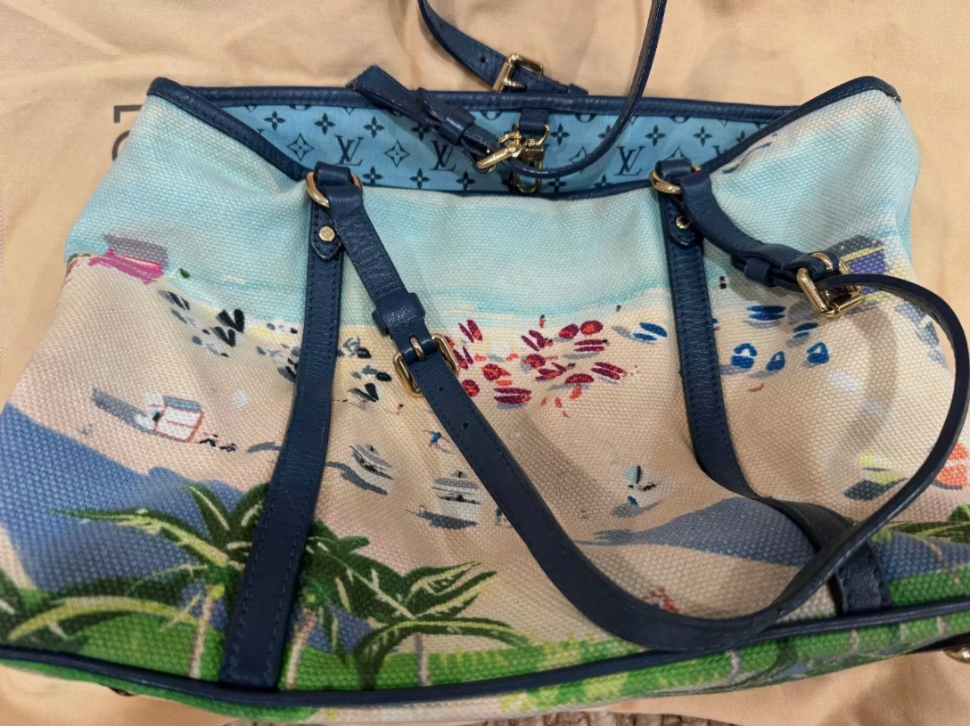 Louis Vuitton 63497 Aileurs Cabas Tote PM, Multicolor, Canvas. NEW COA