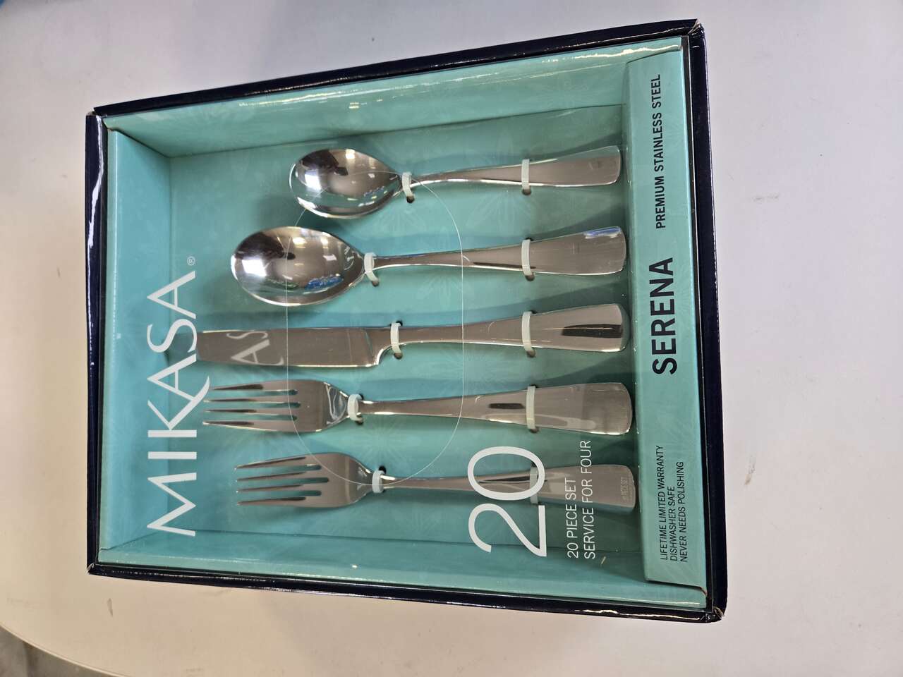 Mikasa Serena 20-Piece Stainless Steel Flatware Set