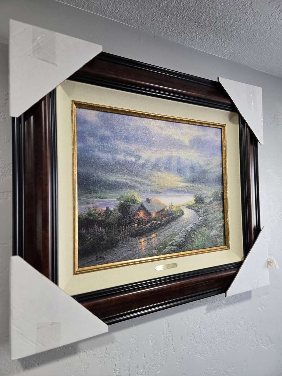 Emerald Isle Cottage original painting by Thomas Kinkade